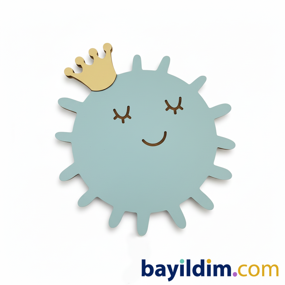 GÜNEŞ GECE LAMBASI – Ahşap & Pilli & LED | Bayıldım.com