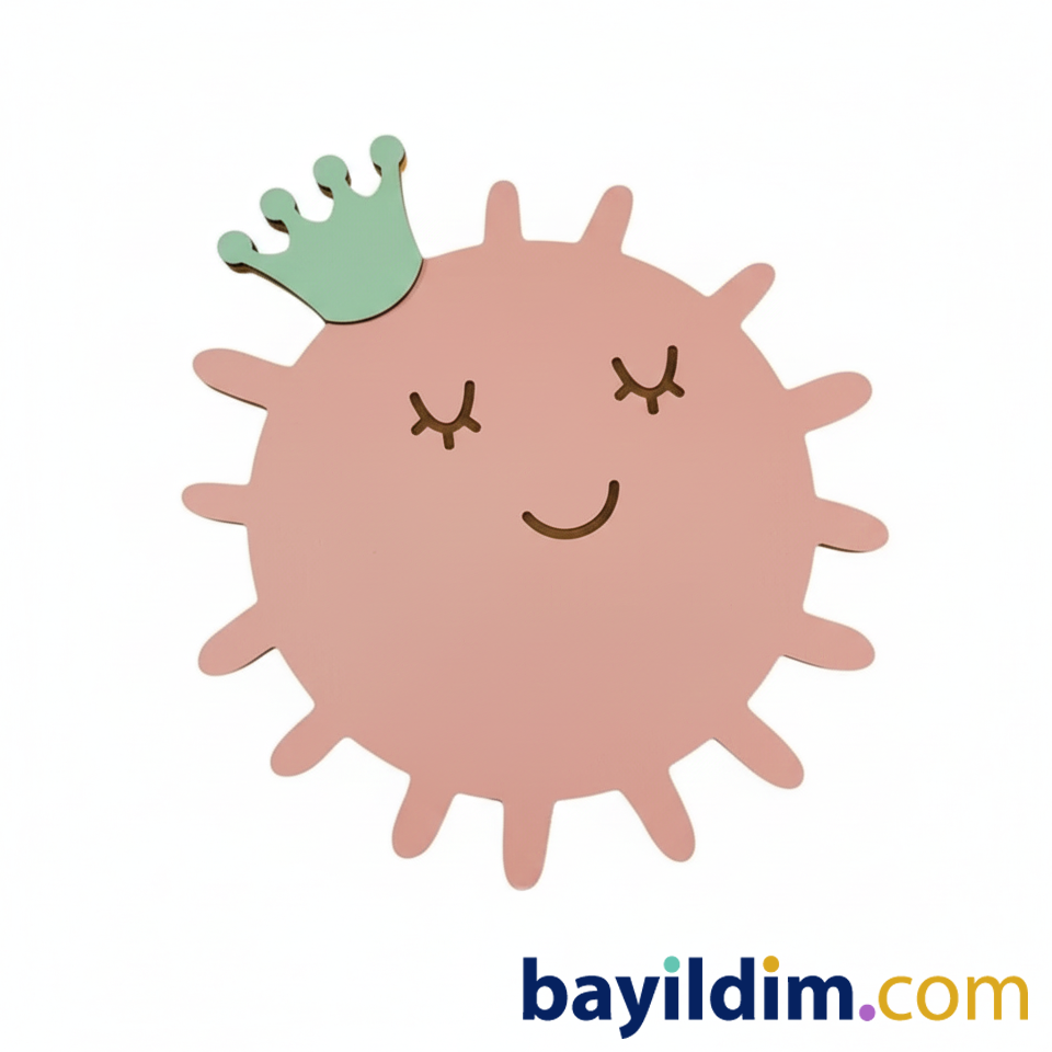 GÜNEŞ GECE LAMBASI – Ahşap & Pilli & LED | Bayıldım.com